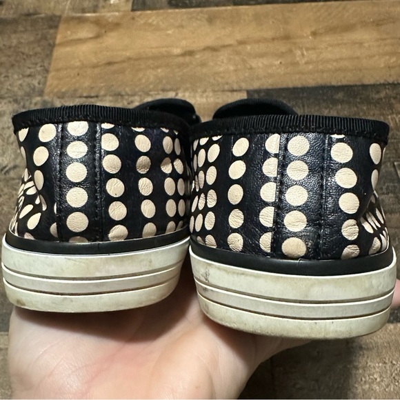 Tory Burch ‘Jesse’ Polka Dot Slip-On Sneakers - Picture 7 of 8